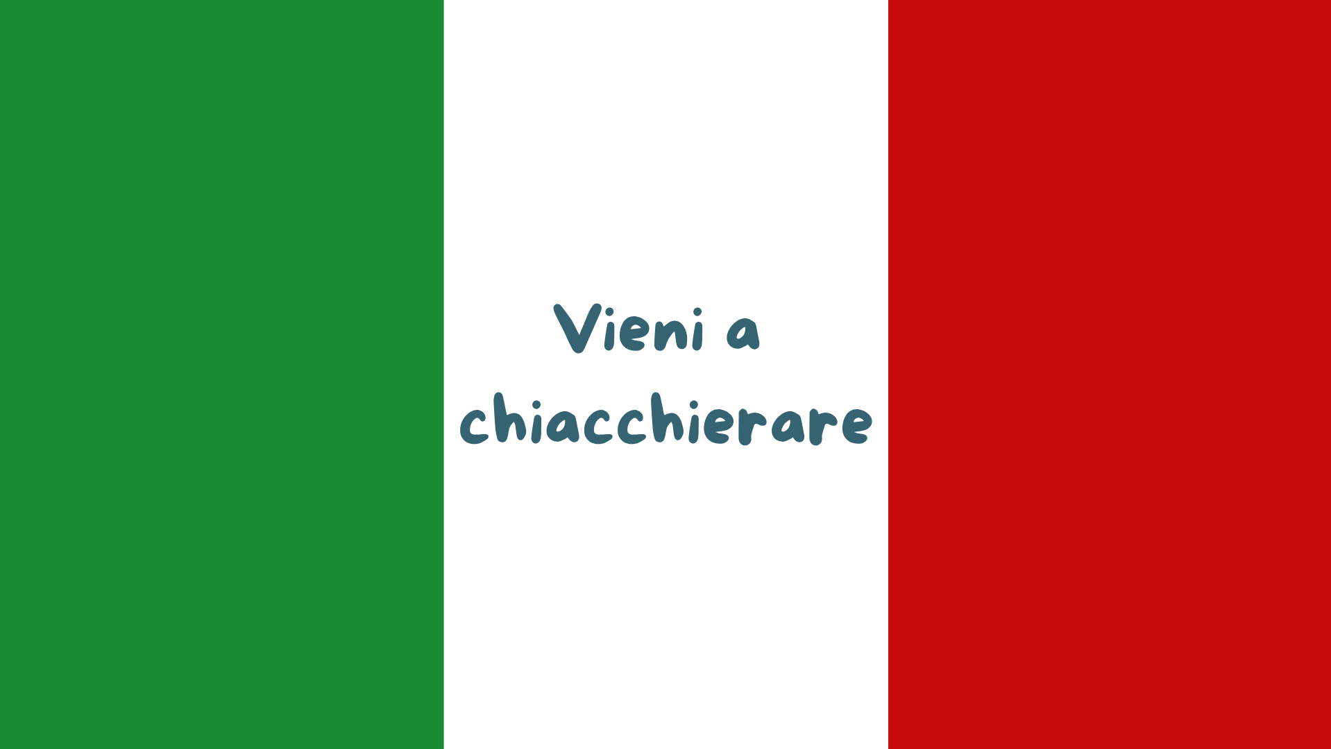 Conversation en Italien