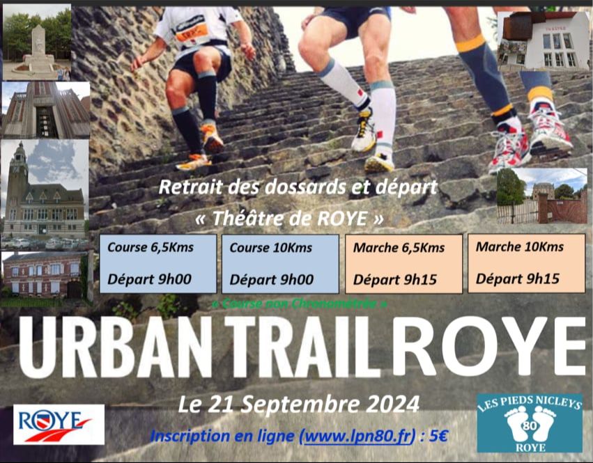 Urban Trail Roye - 21 septembre 2024