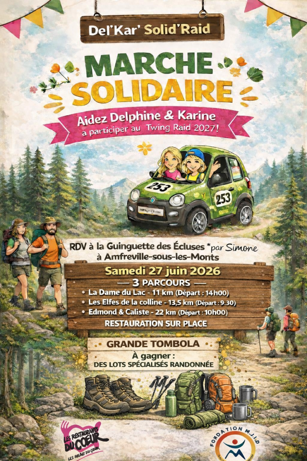 Marche Solidaire - Del'Kar' Solid'Raid