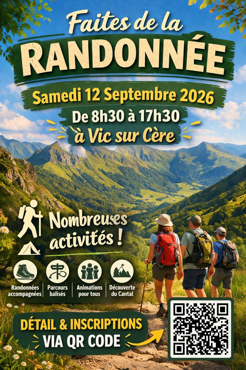 Faites de la randonnée 12 sept 2026