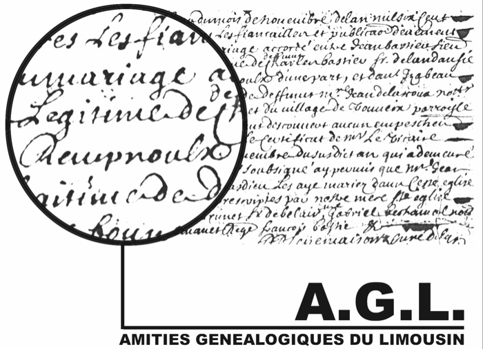 Logo Amitiés généalogiques du Limousin