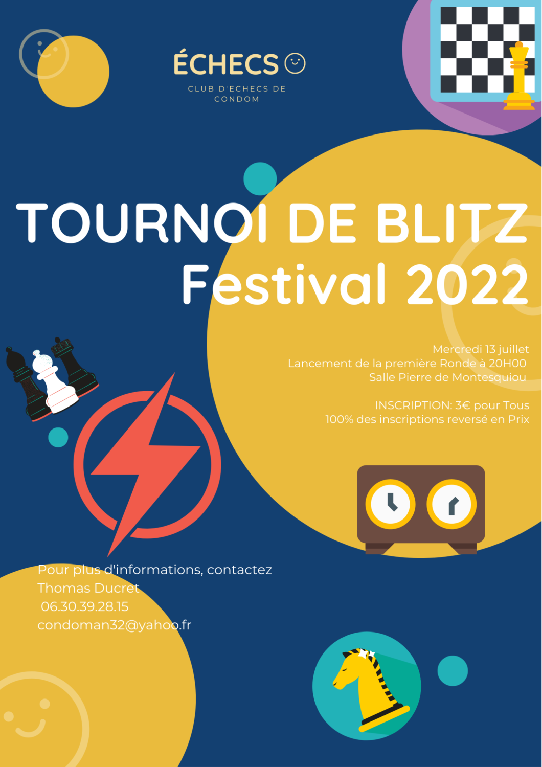 TOURNOI DE BLITZ DU FESTIVAL