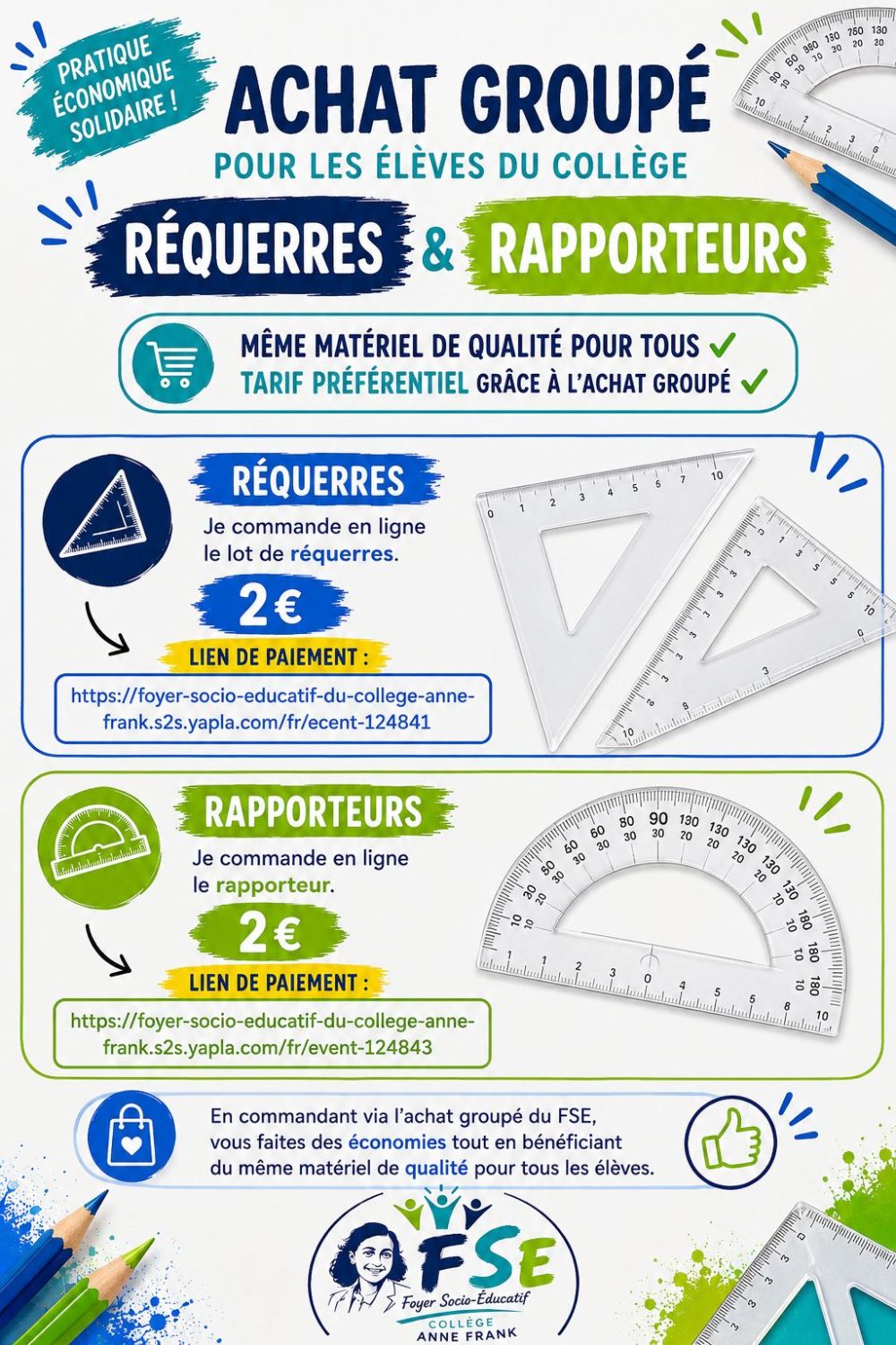 Achat rapporteur