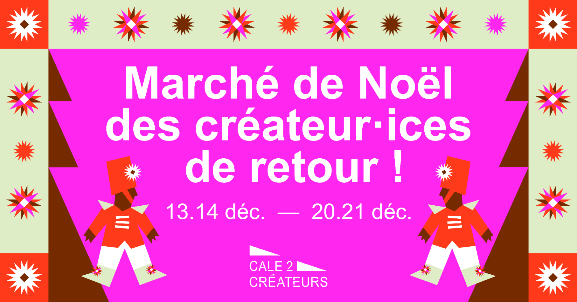 Marché de créateurs 2025 week-end du 13/14 dec.