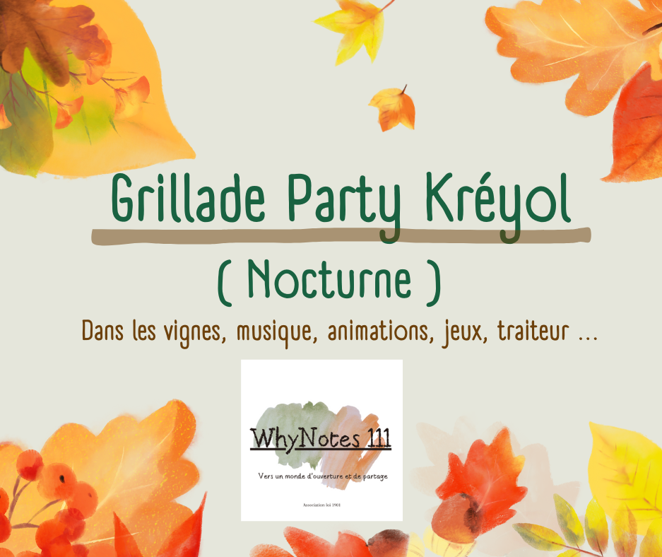 Grillade Party Kréyol (Nocturne)- GPK