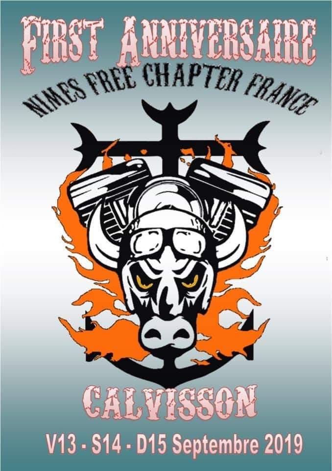 4ème Event Méditerranée + 1er Anniversaire du Free Chapter NIMES du 13 au 15 Septembre 2019