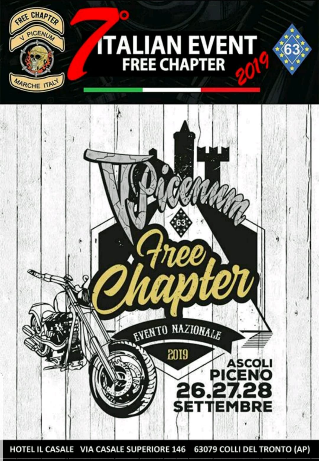 7ème ITALIAN Event du 26 au 29 Septembre 2019