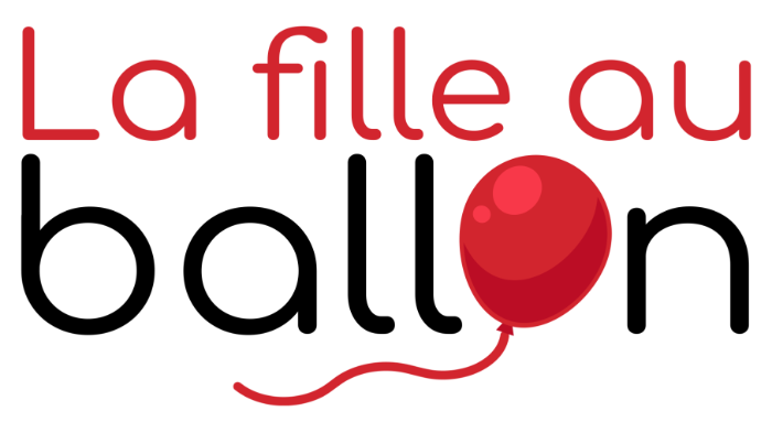 Logo La fille au ballon - Help kids beat brain cancer