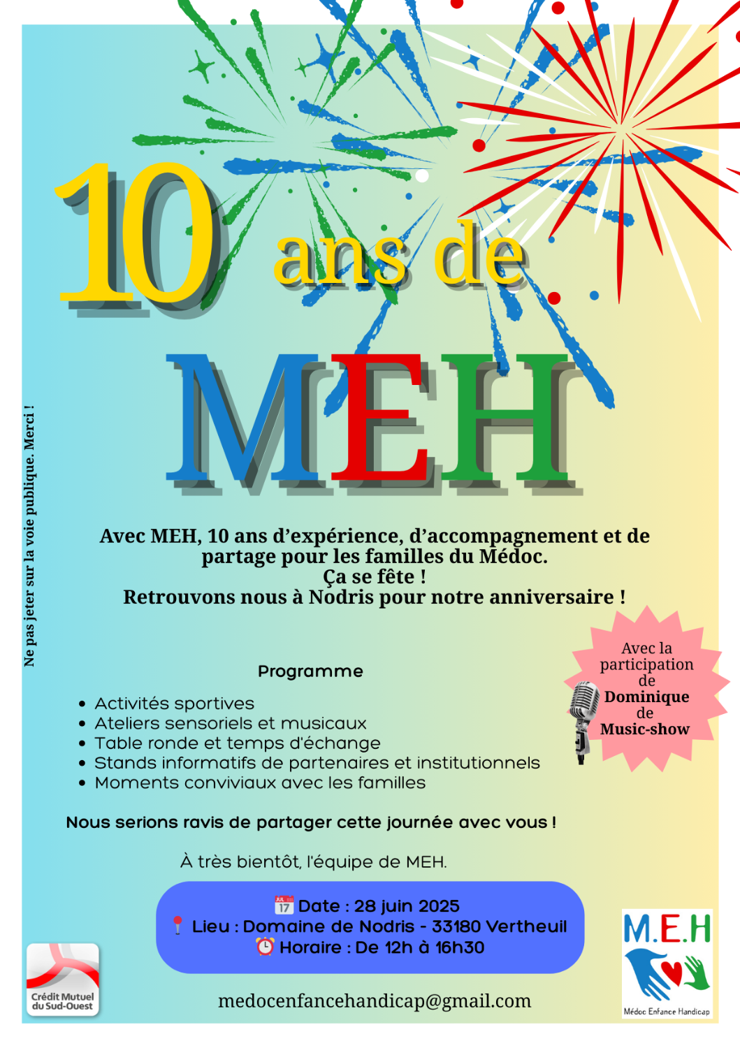 10 ans de MEH Nodris service de restauration
