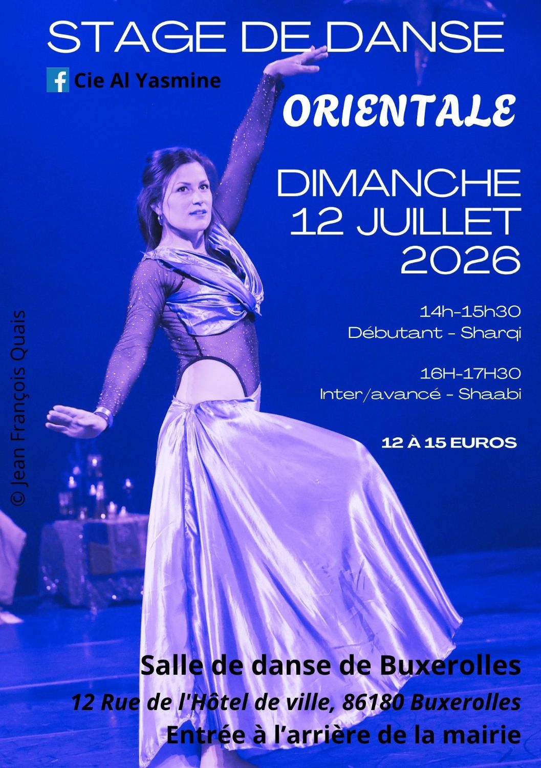Stage de danse Orientale niveau inter/avancé