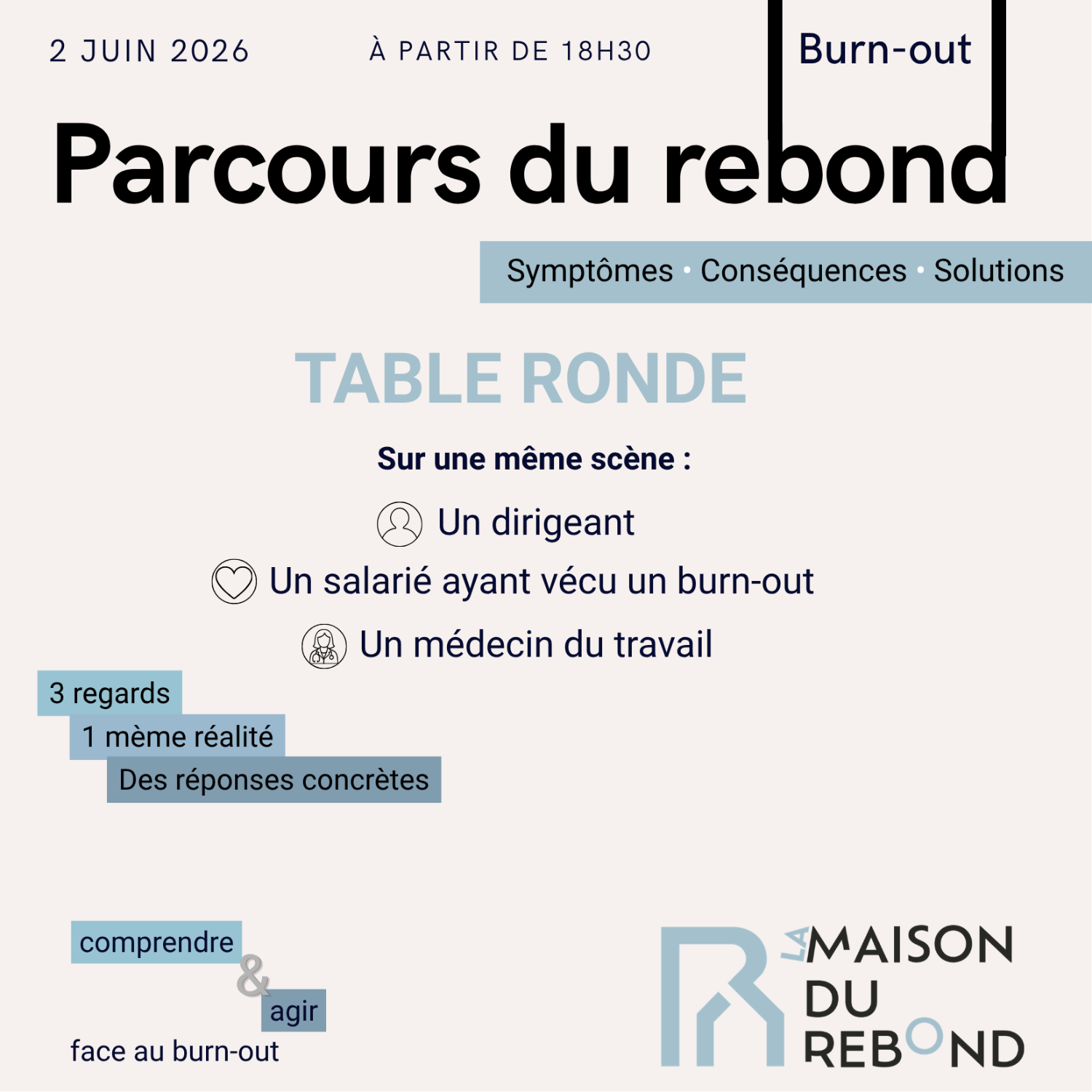 Le parcours du rebond . . .