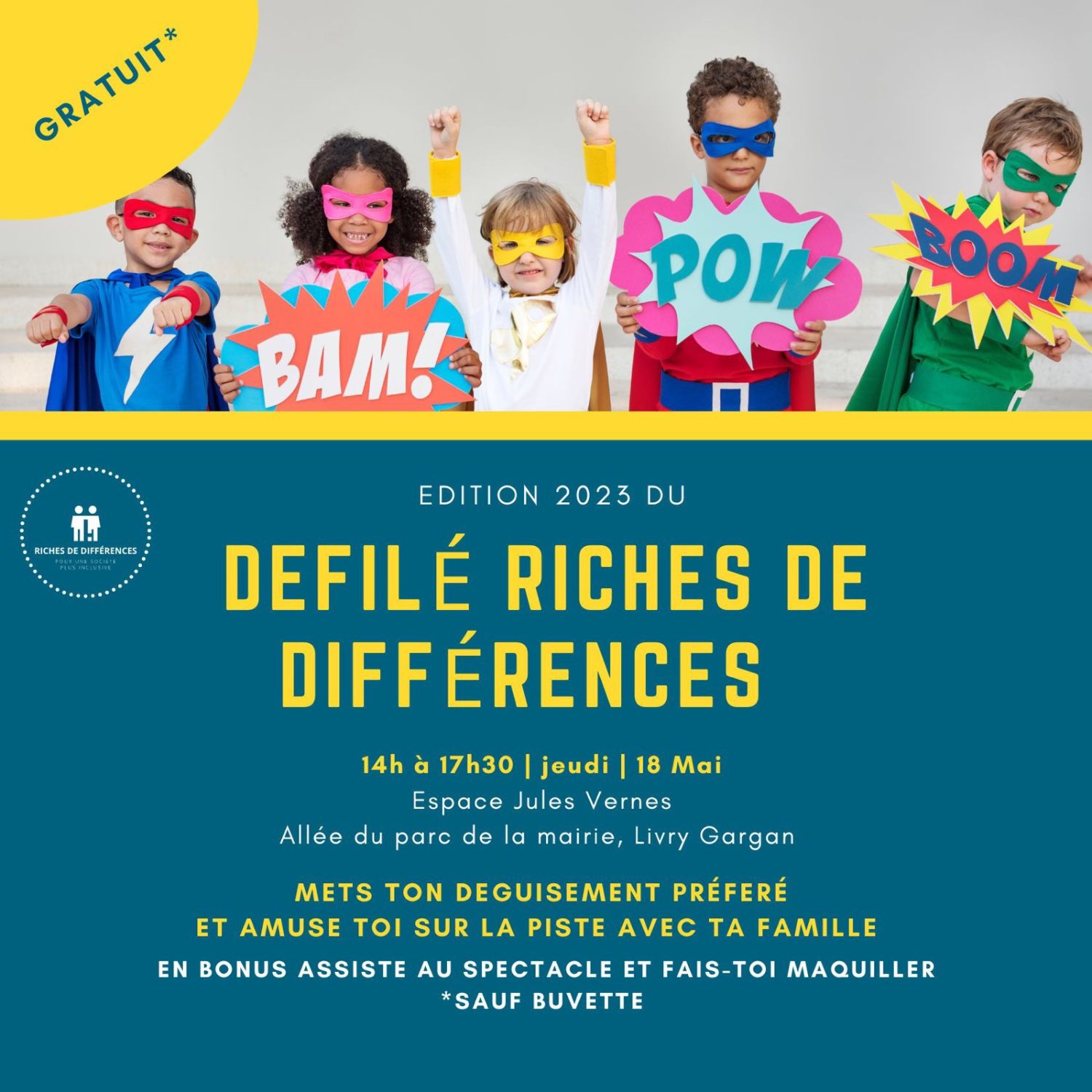 DÉFILÉ RICHES DE DIFFÉRENCES