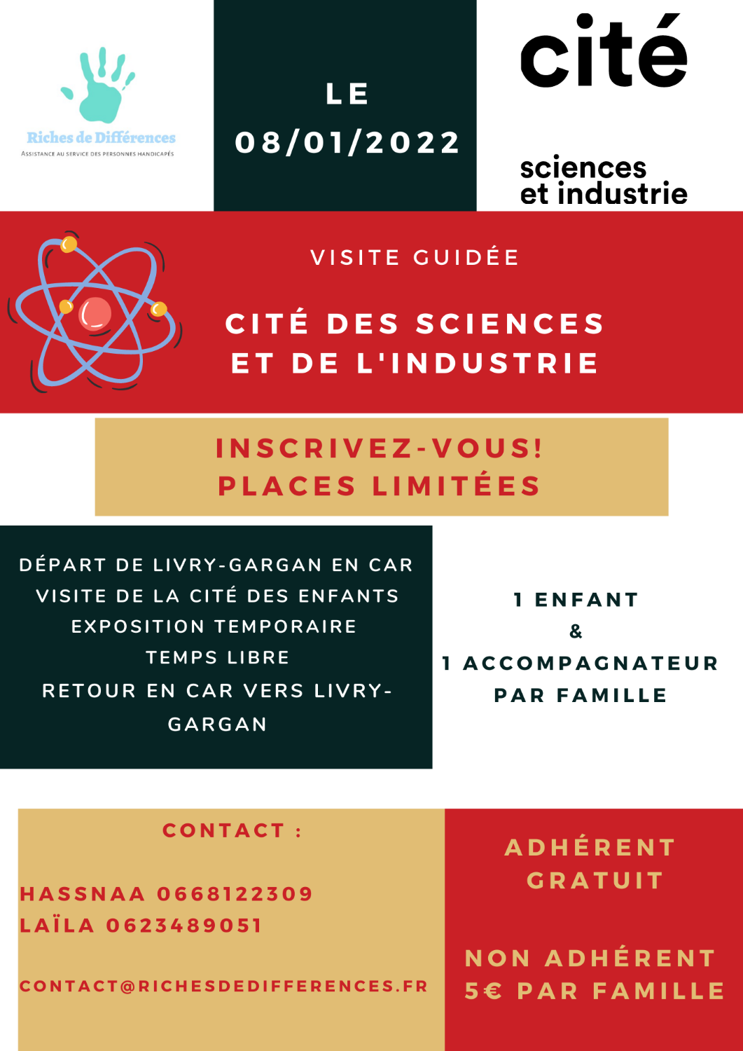 VISITE GUIDÉE À LA CITÉ DES SCIENCES