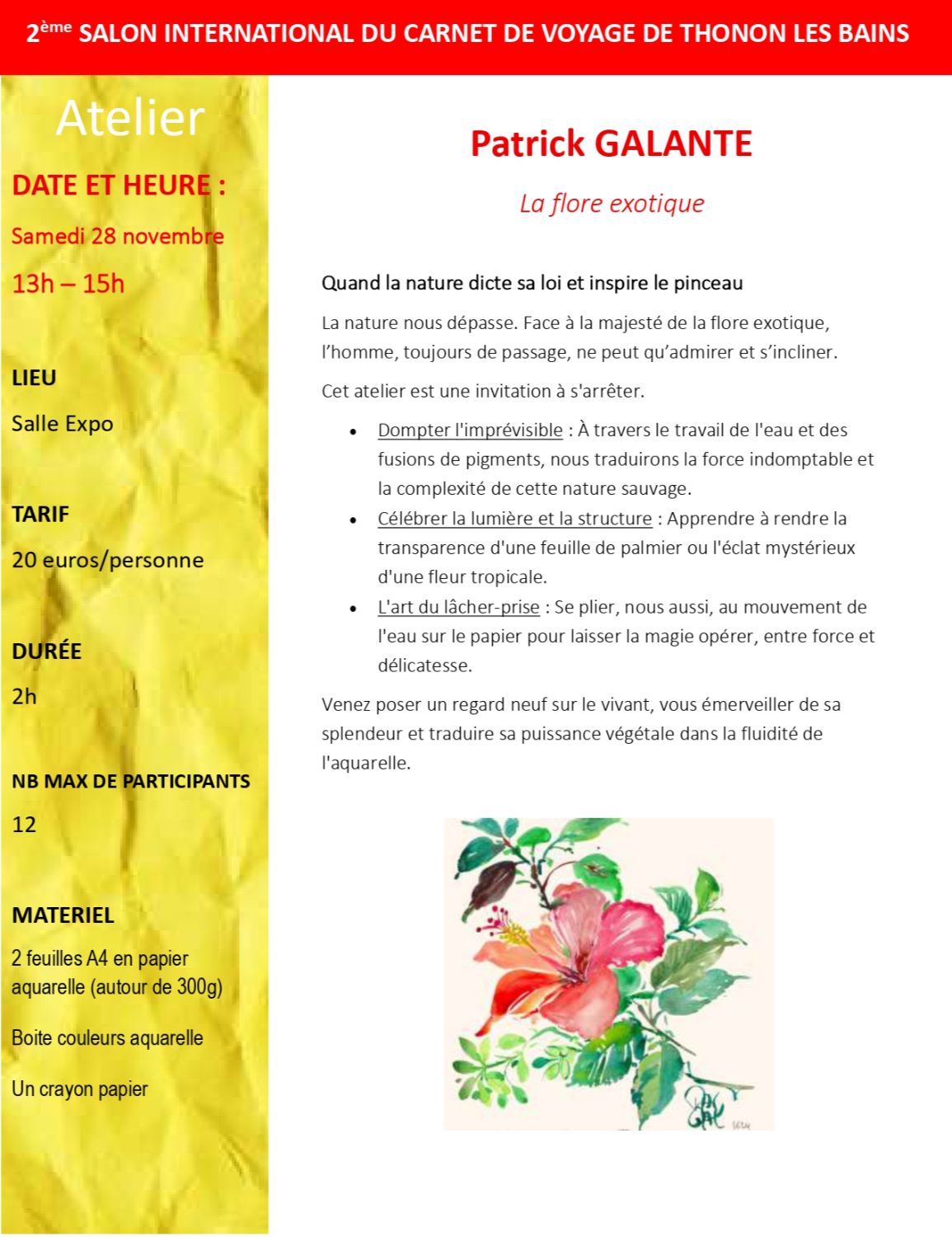 La flore exotique