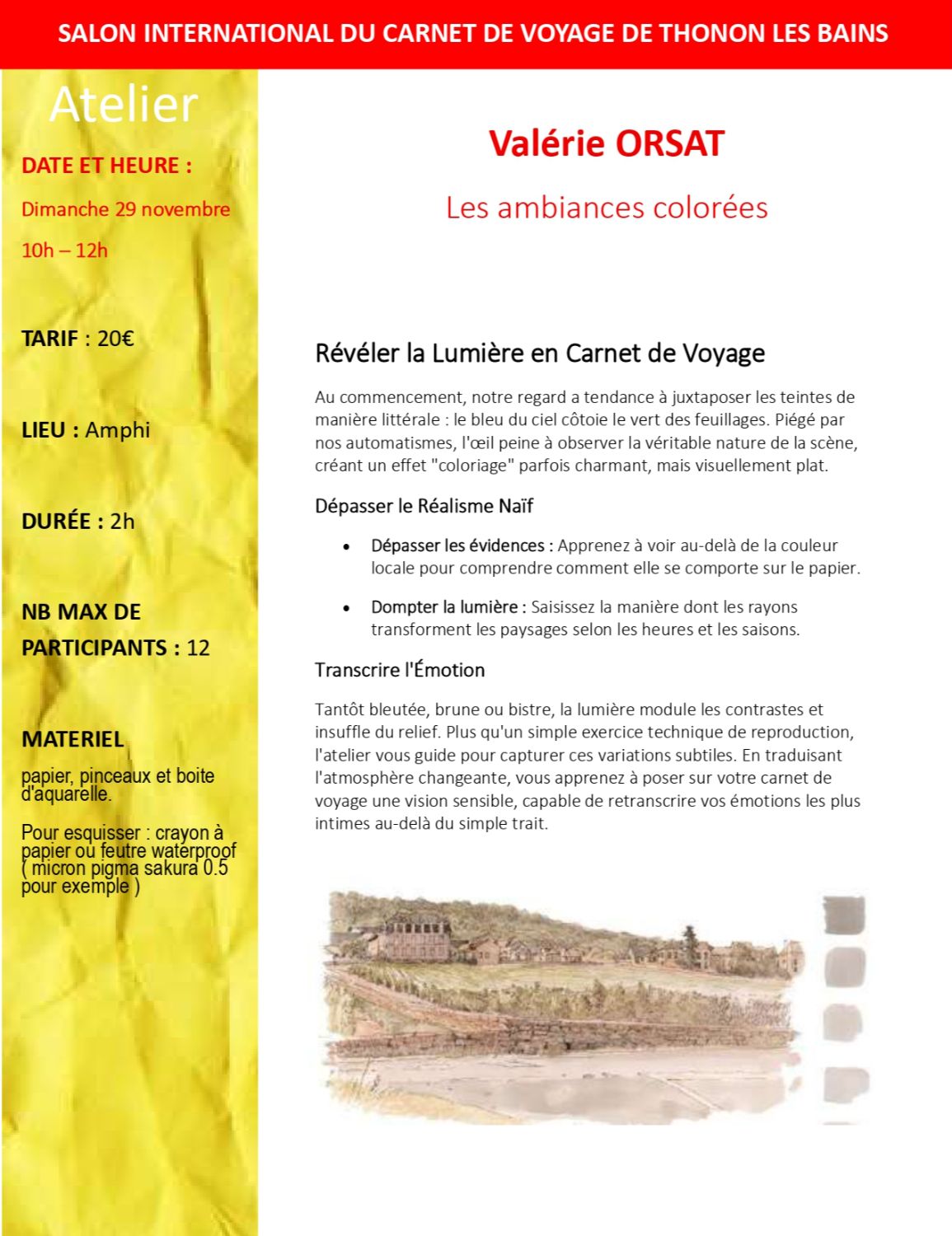 Les ambiances colorées