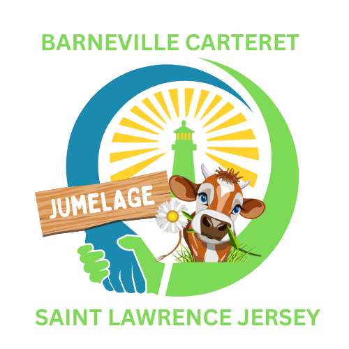 Logo Jumelage Barneville Carteret et Saint Lawrence Jersey