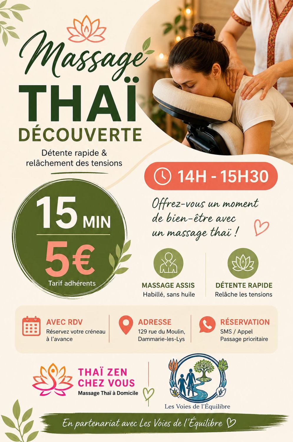 Découverte du massage thaï