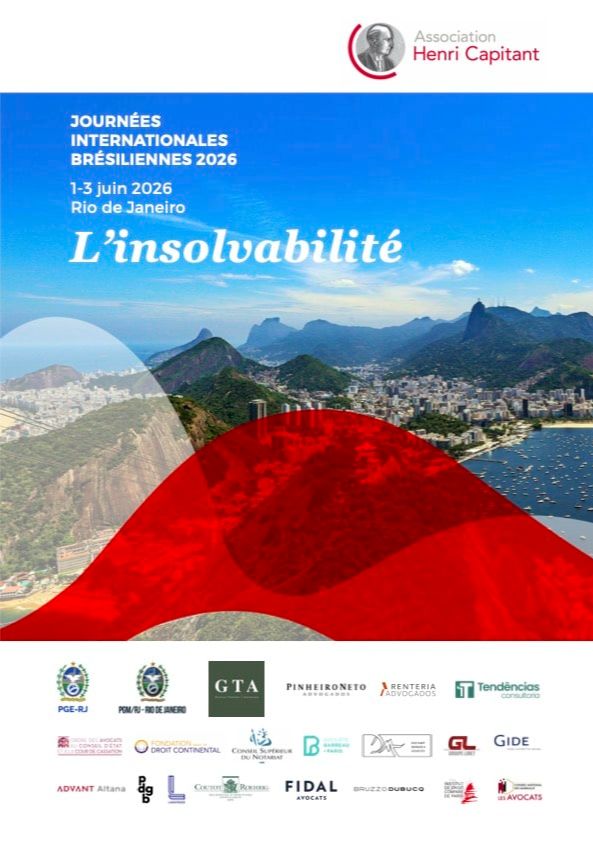 Journées internationales 2026 : L'insolvabilité (Brésil)