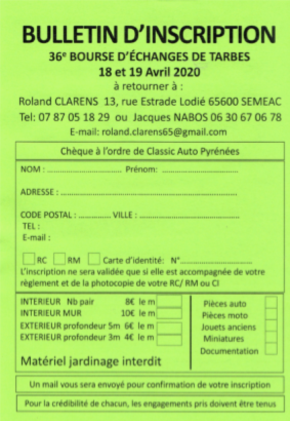 Bourse d'échange de Tarbes