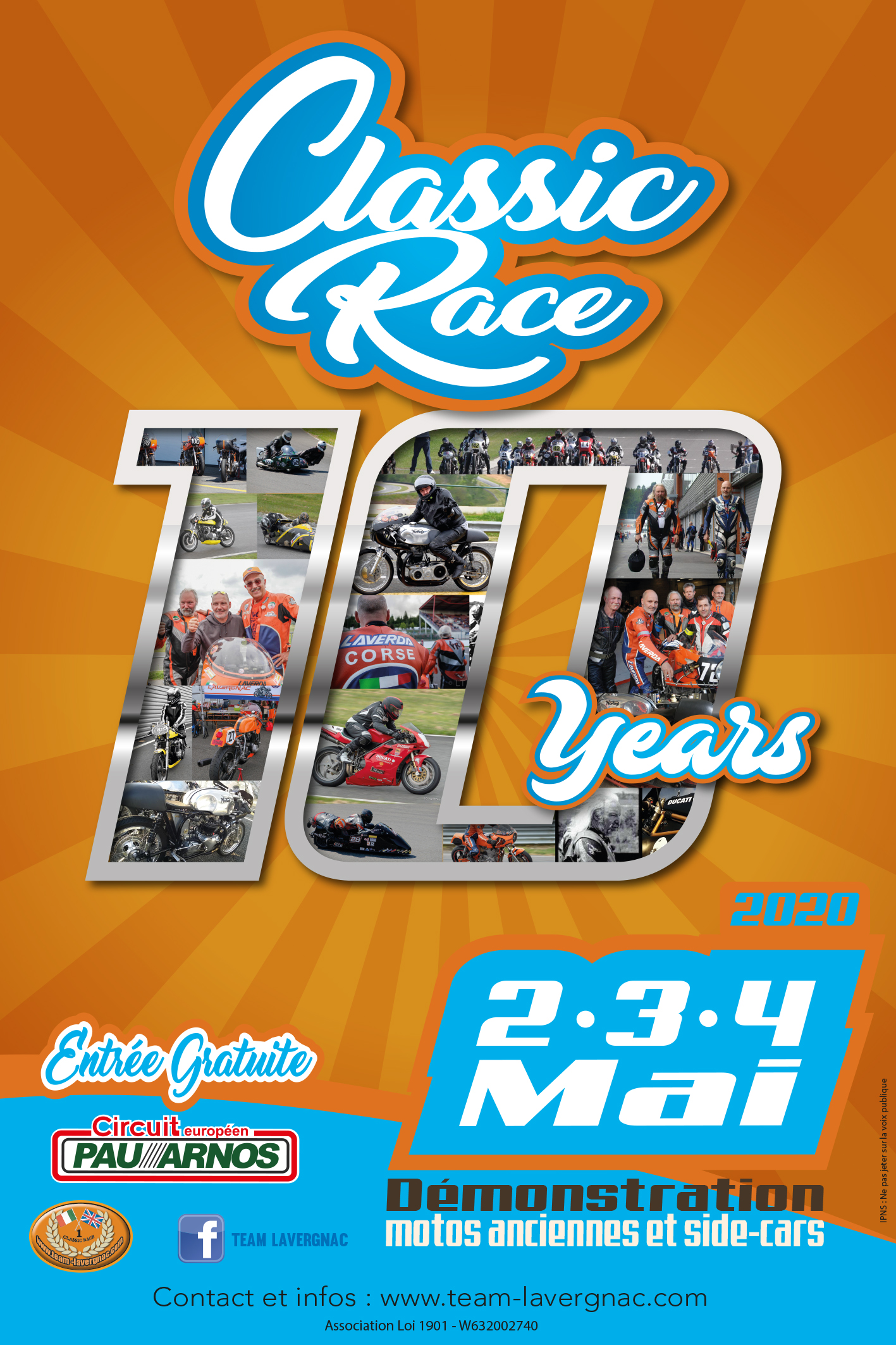 Week-end Roulage Classic Race organisé par le Team Lavergnac