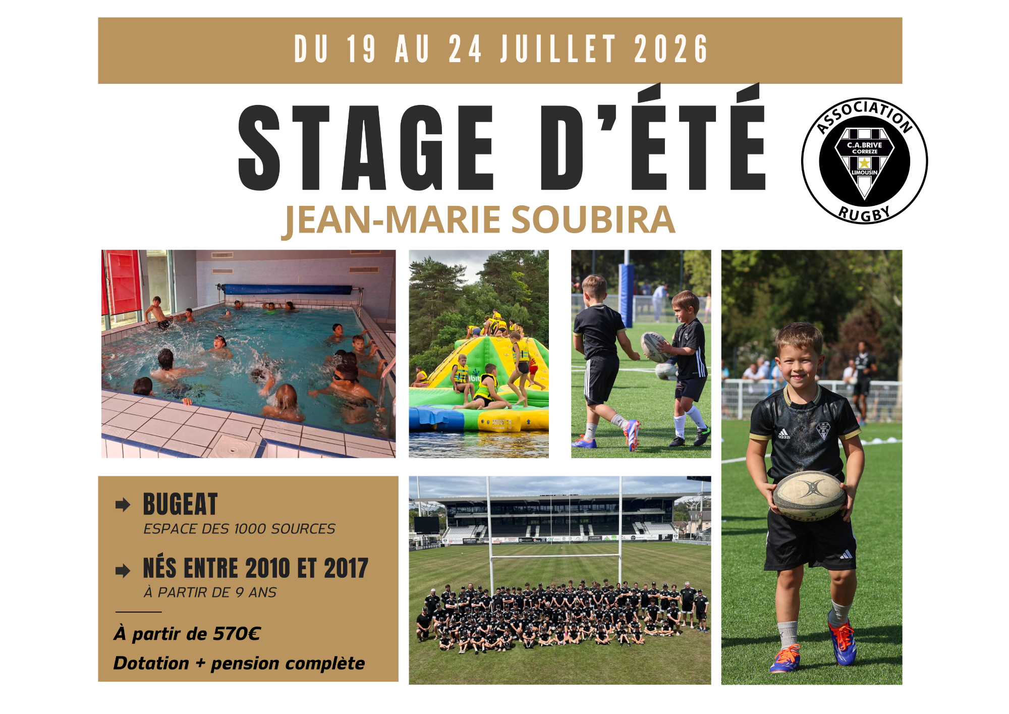 STAGE ÉTÉ RUGBY 2026