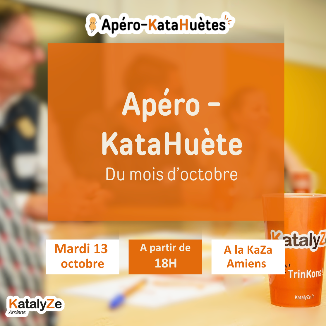 Apéro KataHuètes – Mardi 13 octobre 2026