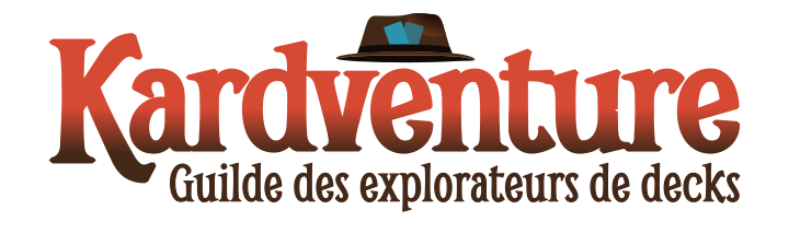 Logo titre Kardventure, Guilde des explorateurs de decks.