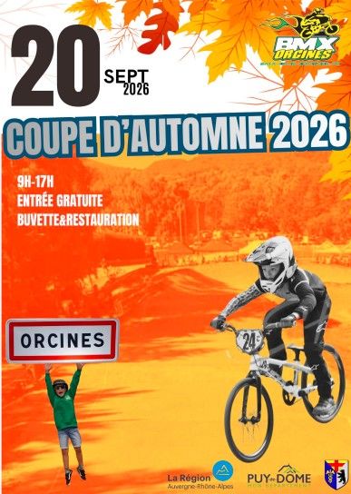 Inscriptions Coupe d'Automne à Orcines, 20 septembre