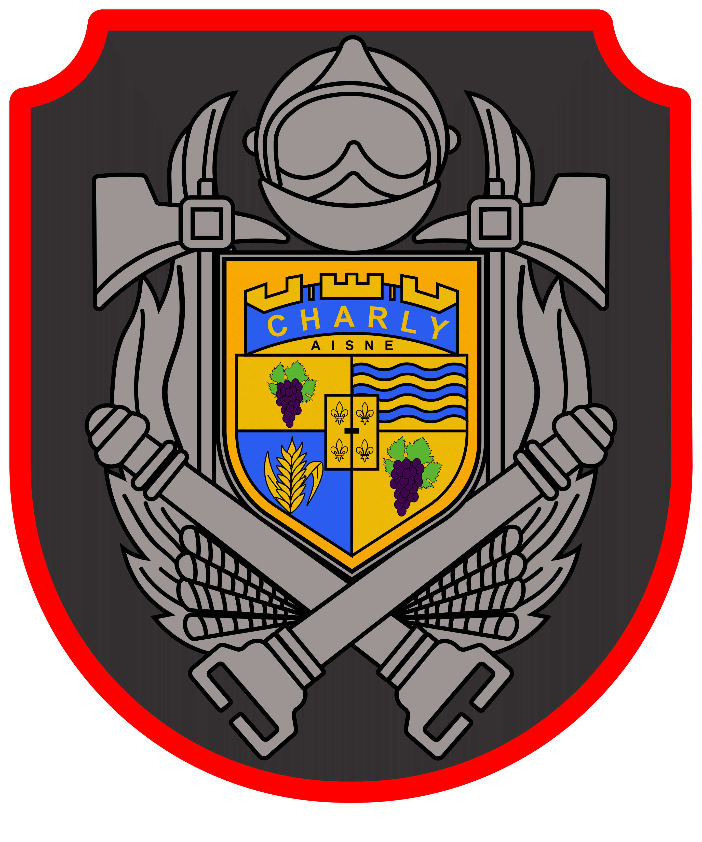 Logo Amicale des Sapeurs Pompiers de Charly sur Marne