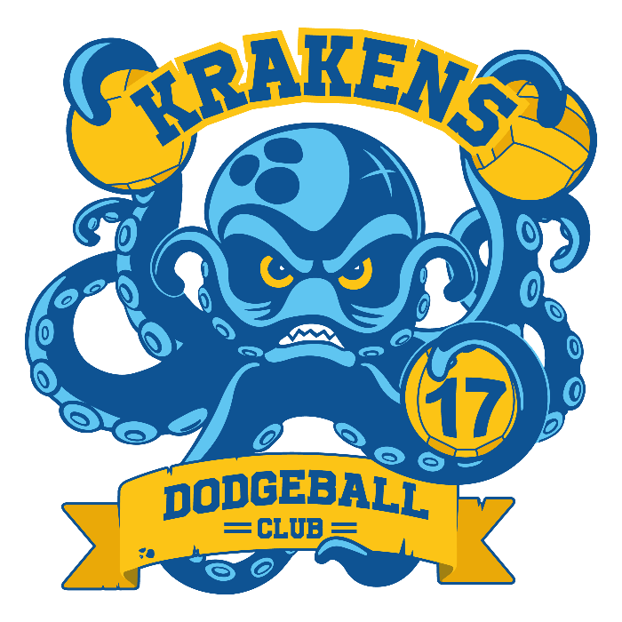 Logo Krakens Dodgeball Club 17