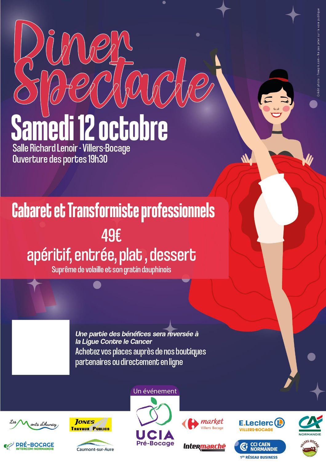 Diner spectacle UCIA