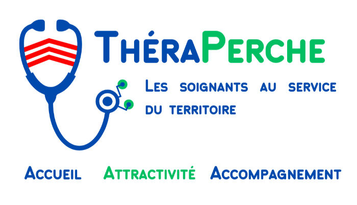 Logo ThéraPerche, les soignants au service du territoire