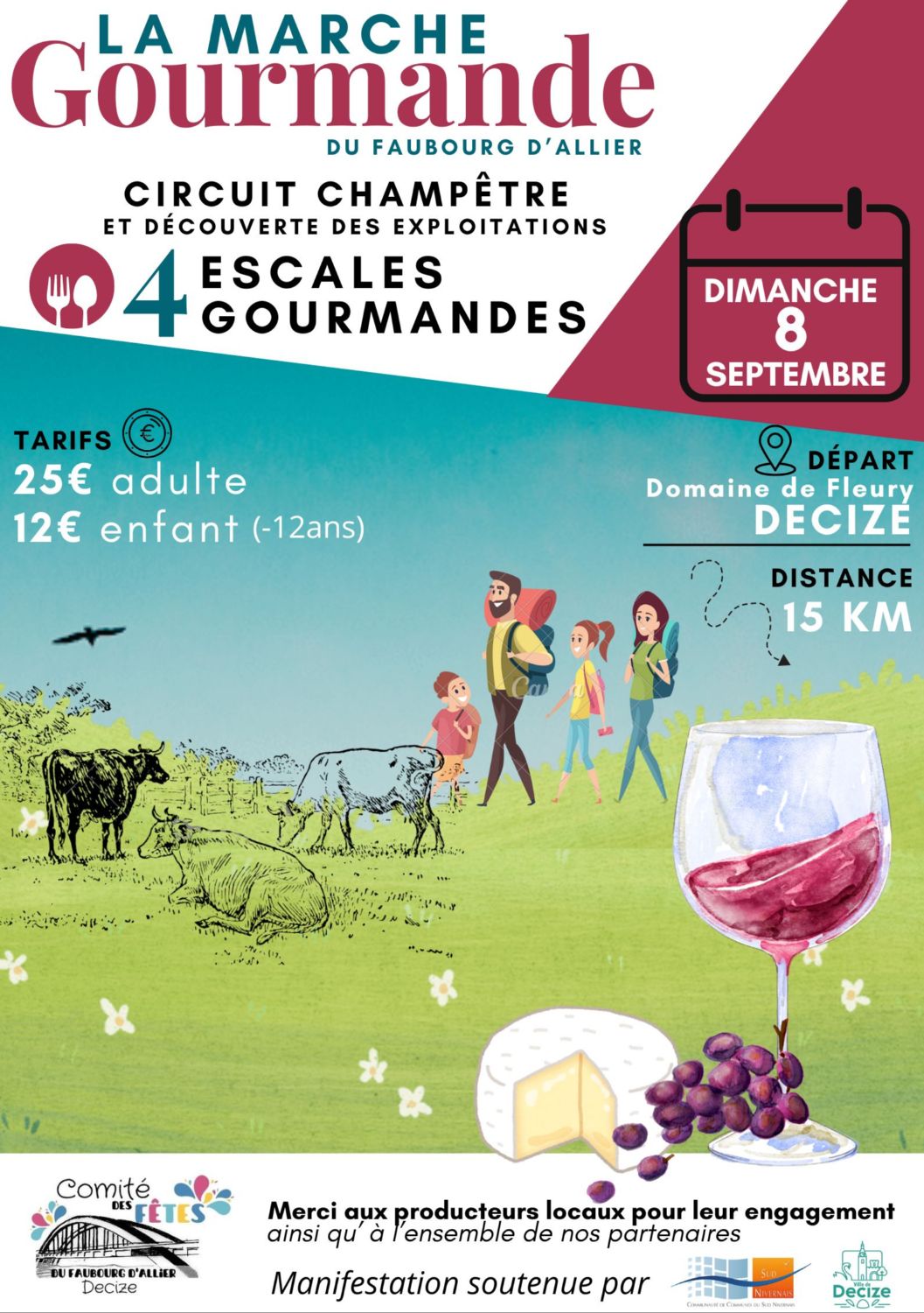 Marche Gourmande du Faubourg d'Allier - DECIZE - 2024