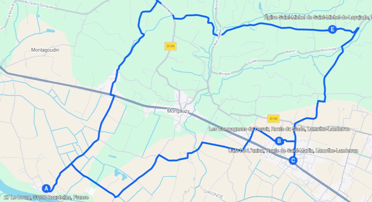 Randonnée dans le Landerron
