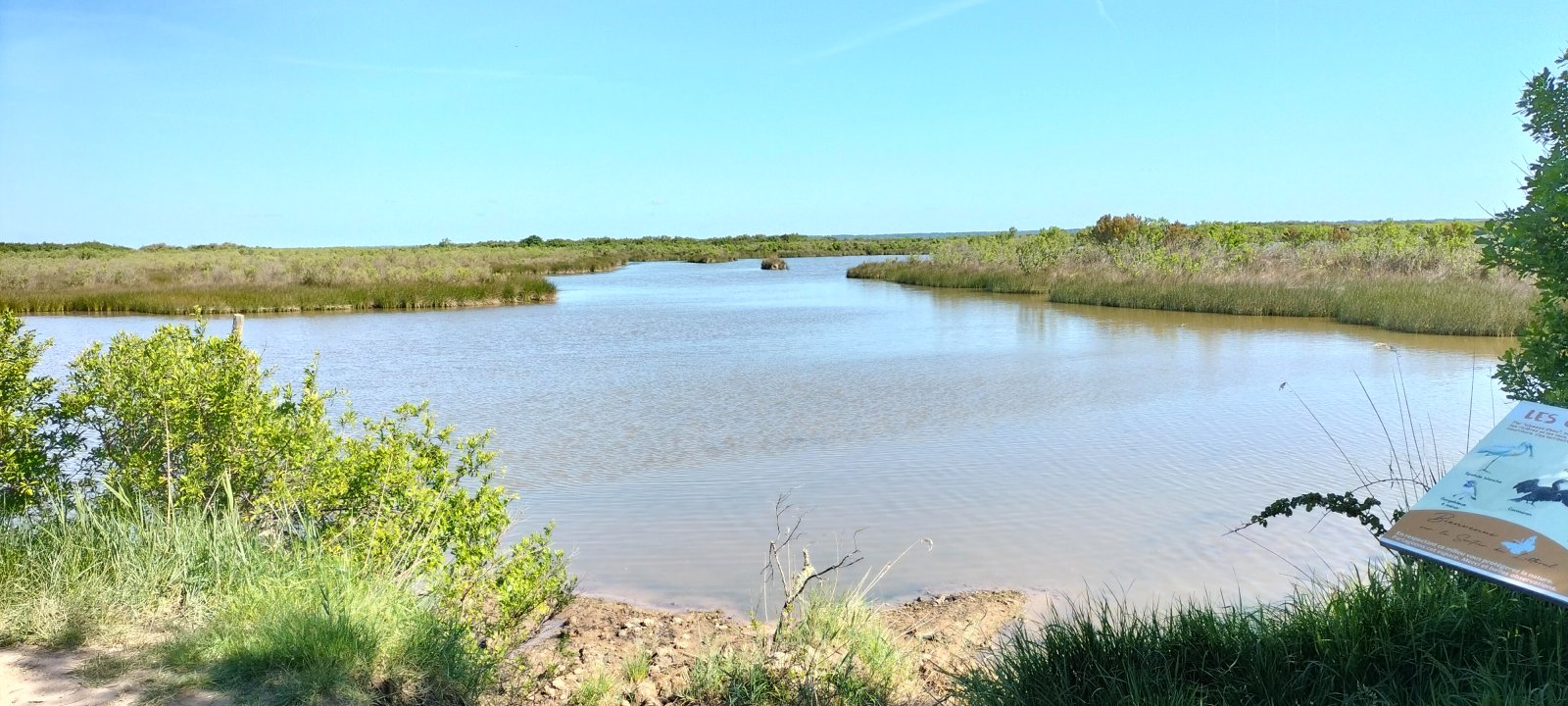 Au bord du Bassin, secteur Bayonne, mais le sentier littoral est fermé