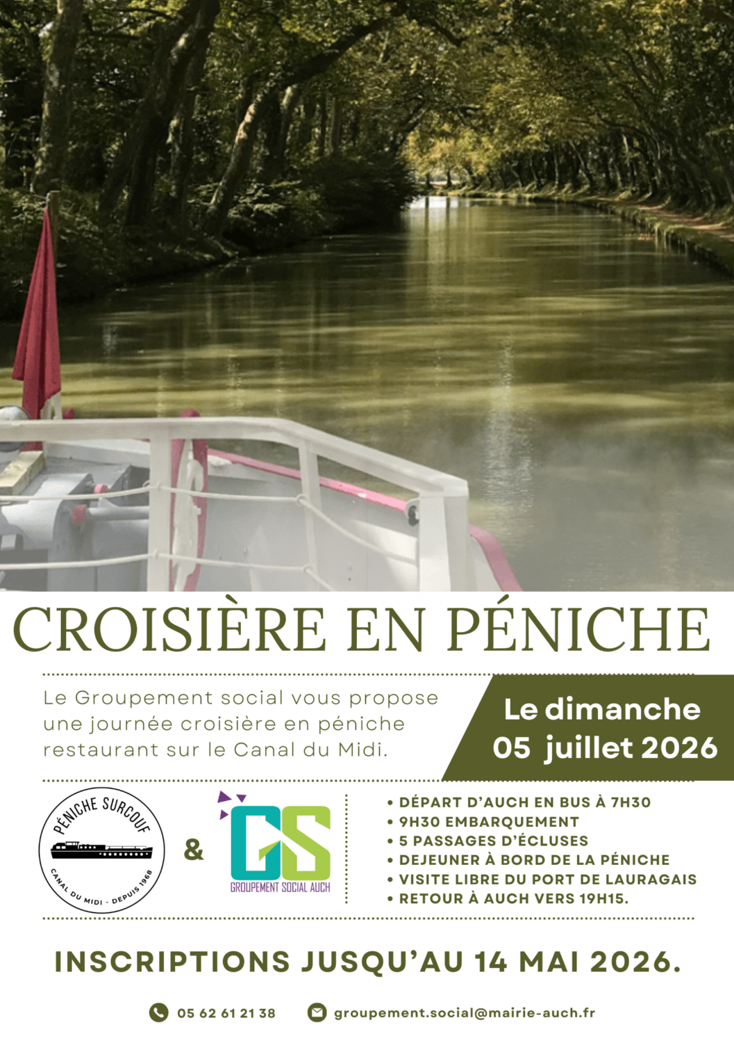 Croisière en Péniche 2026