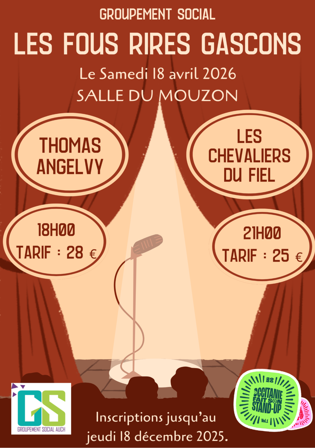 Festival Les fous rires Gascons 2026