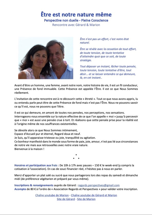 WE à Nantes, Être est notre nature même