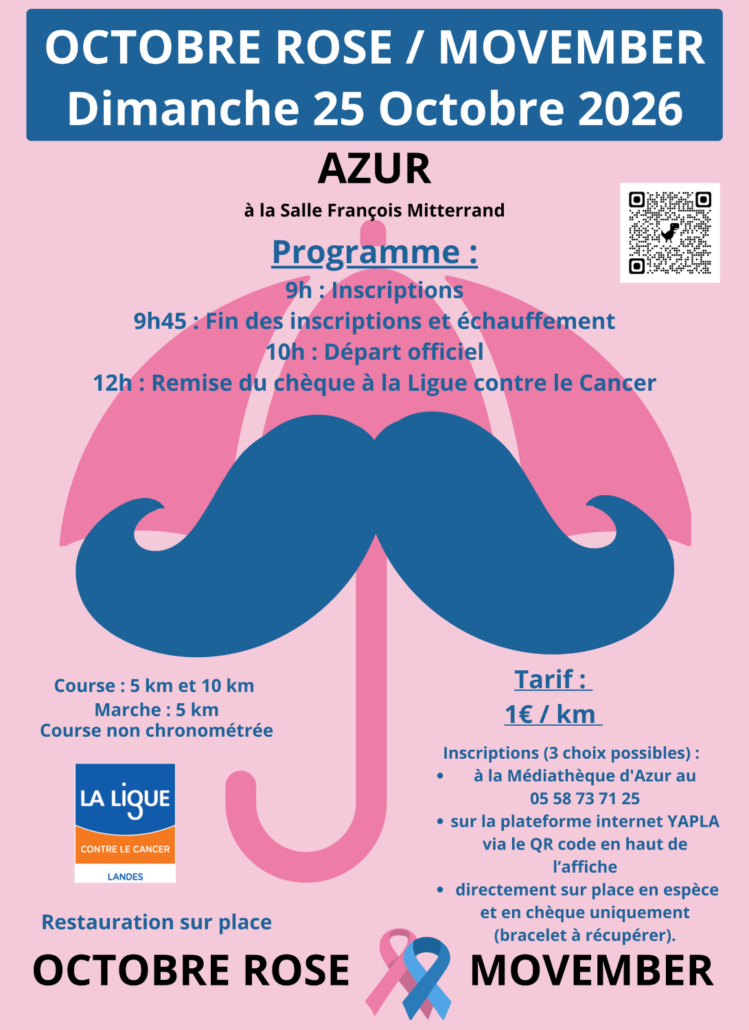 OCTOBRE ROSE AZUR 2026