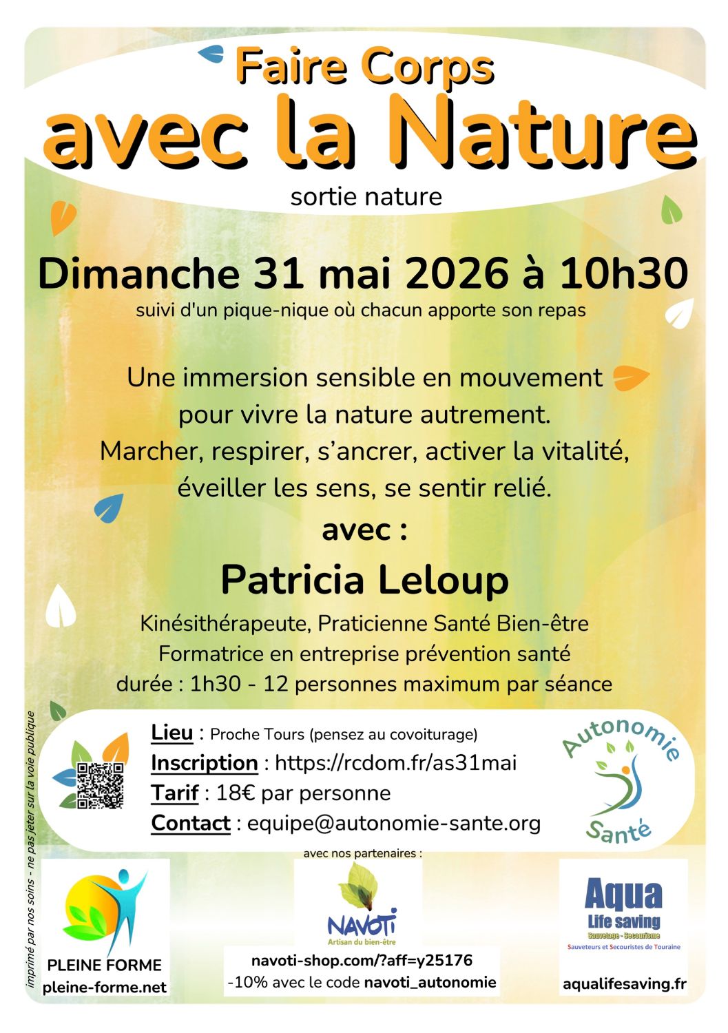 Sortie nature : Faire Corps avec la Nature - 31 mai