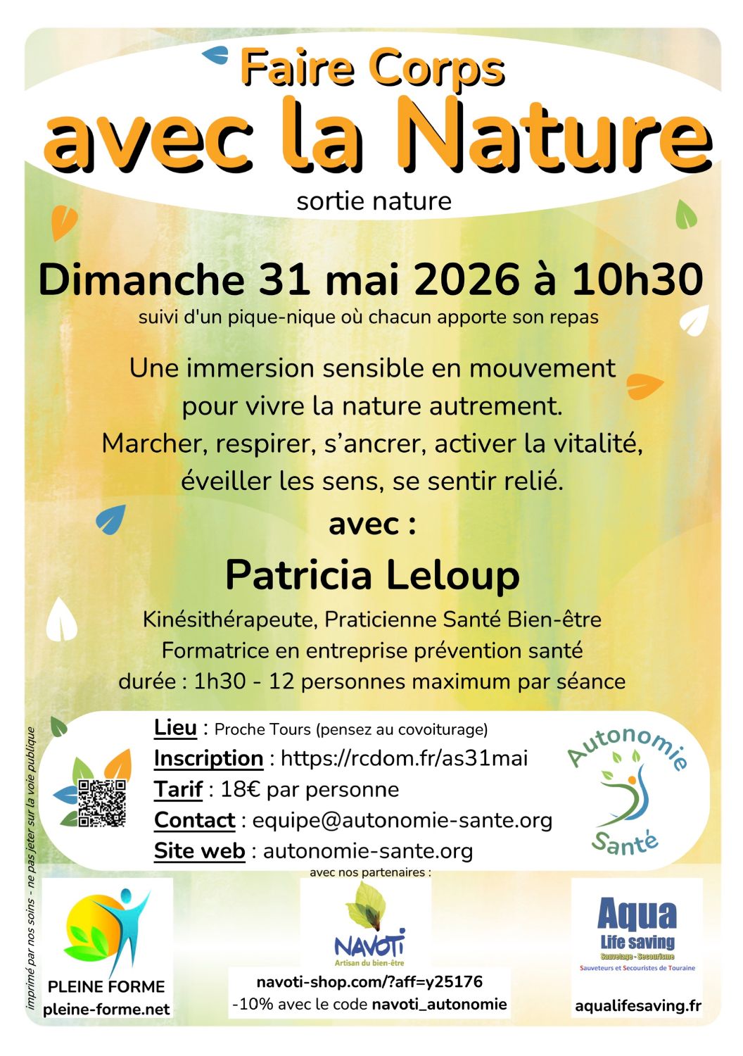 Sortie nature : Faire Corps avec la Nature - 31 mai