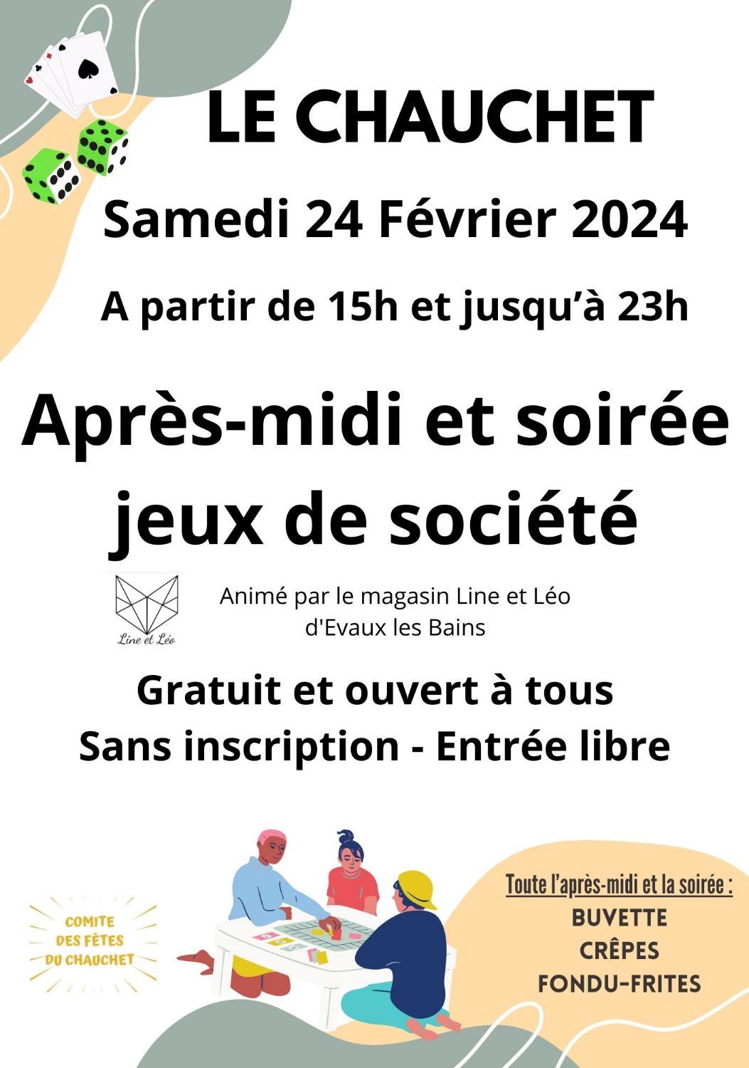 Après-midi et soirée jeux de société