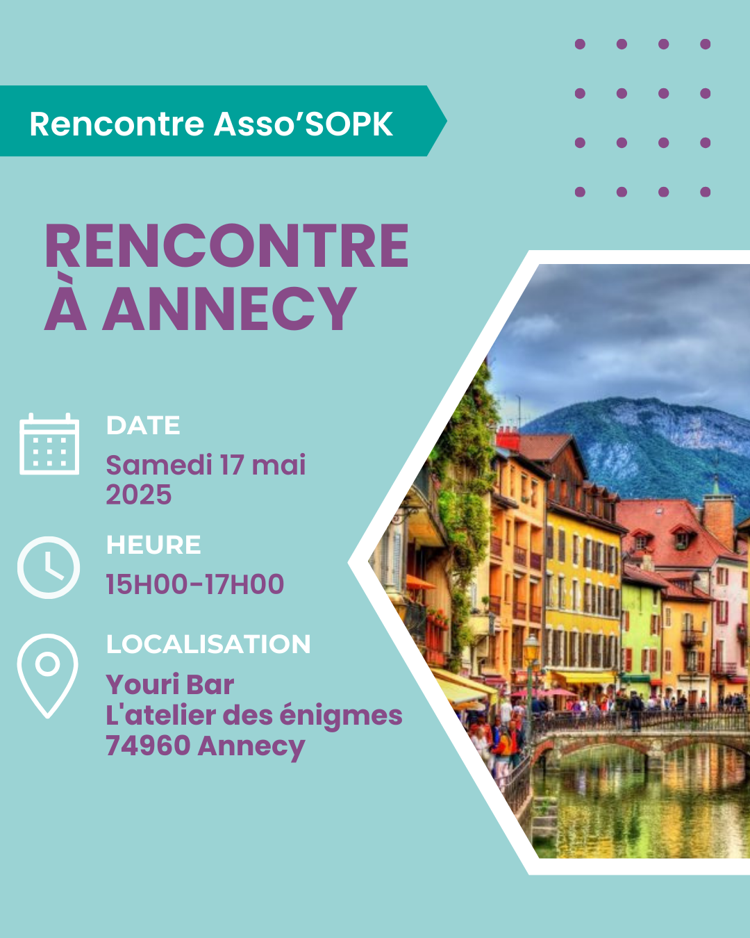 Rencontre à Annecy le 17 mai 2025