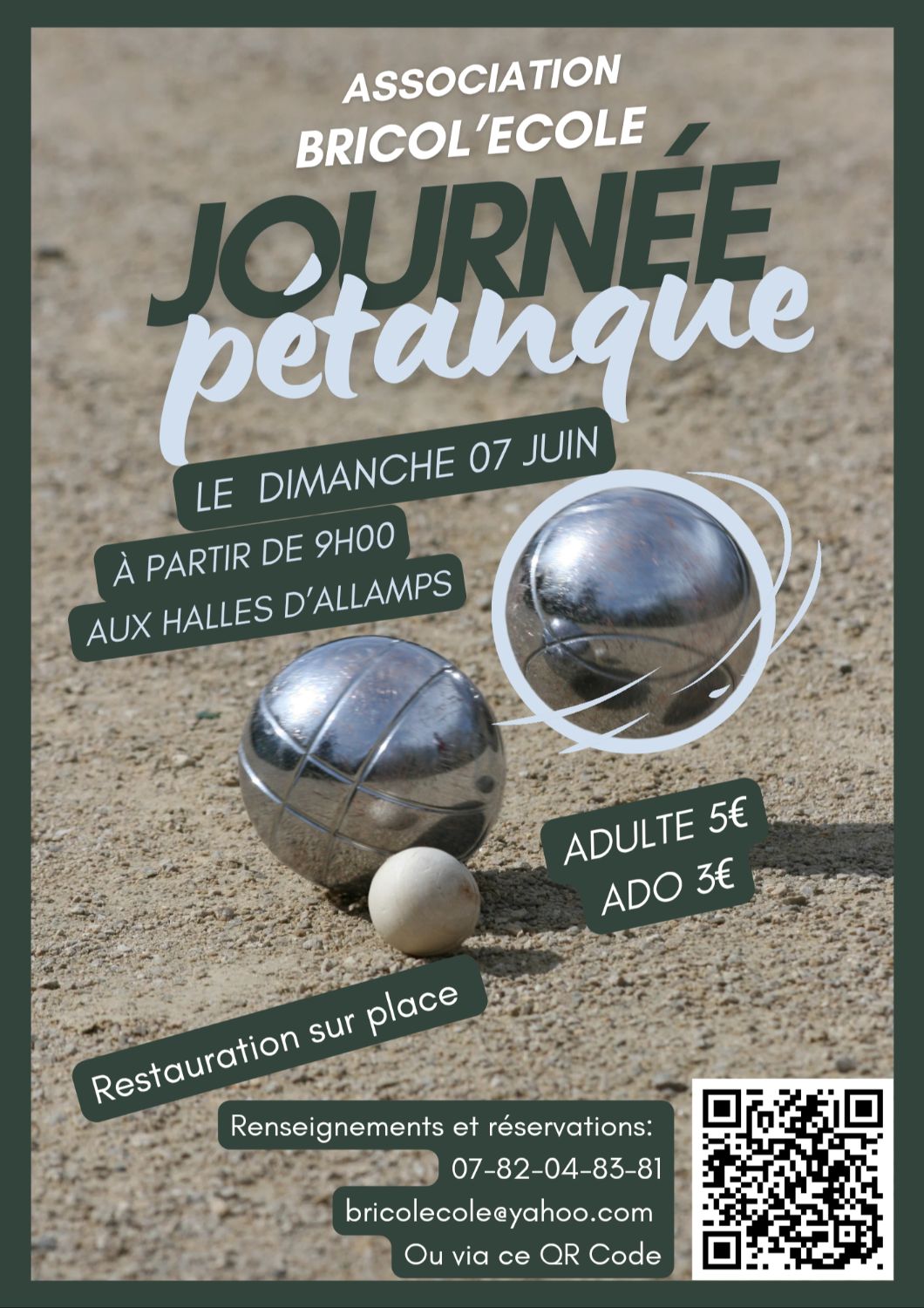 JOURNEE PETANQUE 07/06 - BRICO'ECOLE
