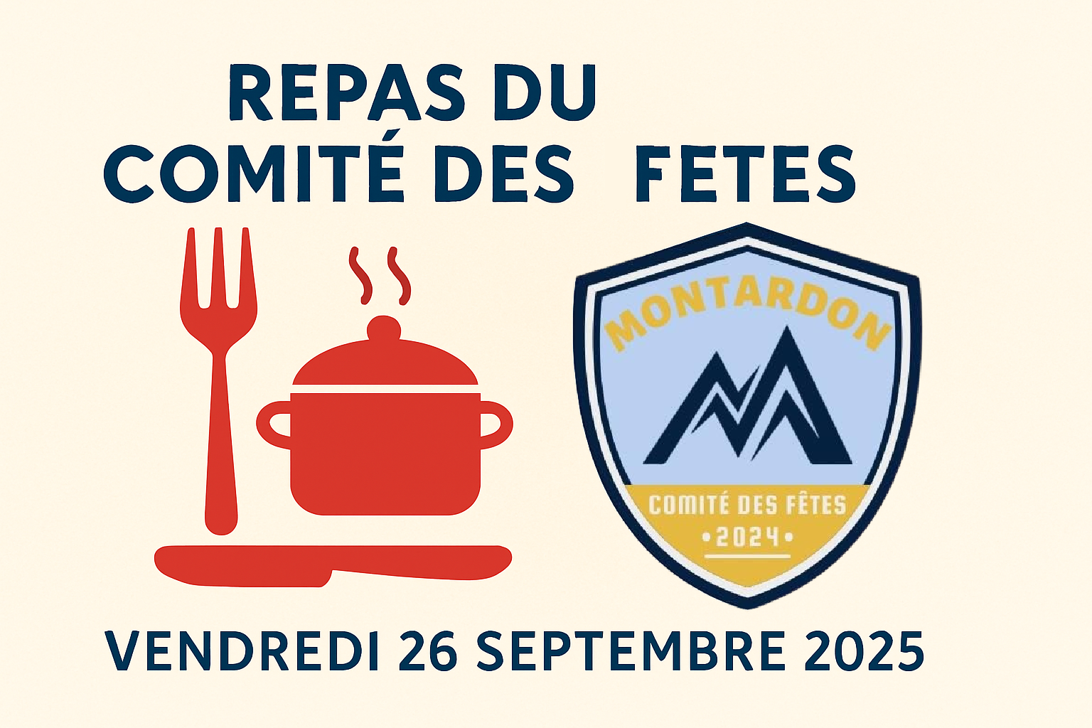Repas du comité des Fêtes de Montardon 2025