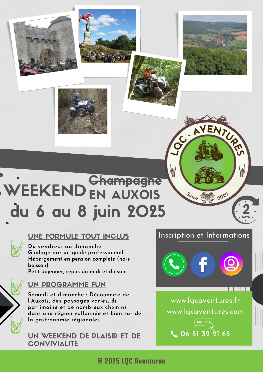 AUXOIS Aventures Juin 2025