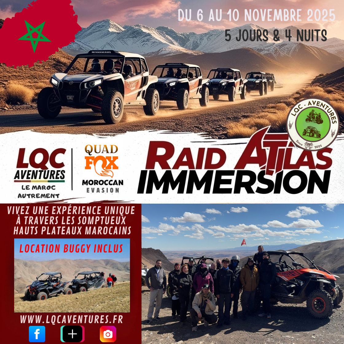 RAID MAROC ATLAS IMMERSION - NOVEMBRE 2025