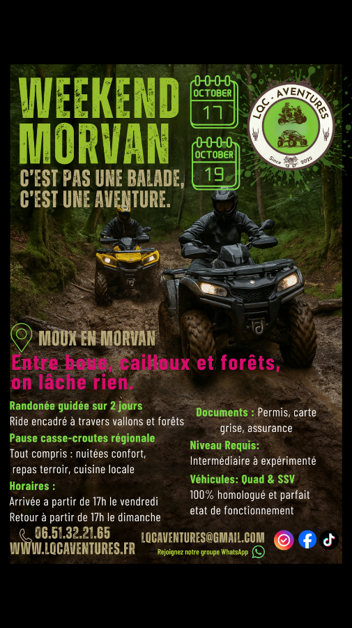 Morvan Octobre - LQC Aventures