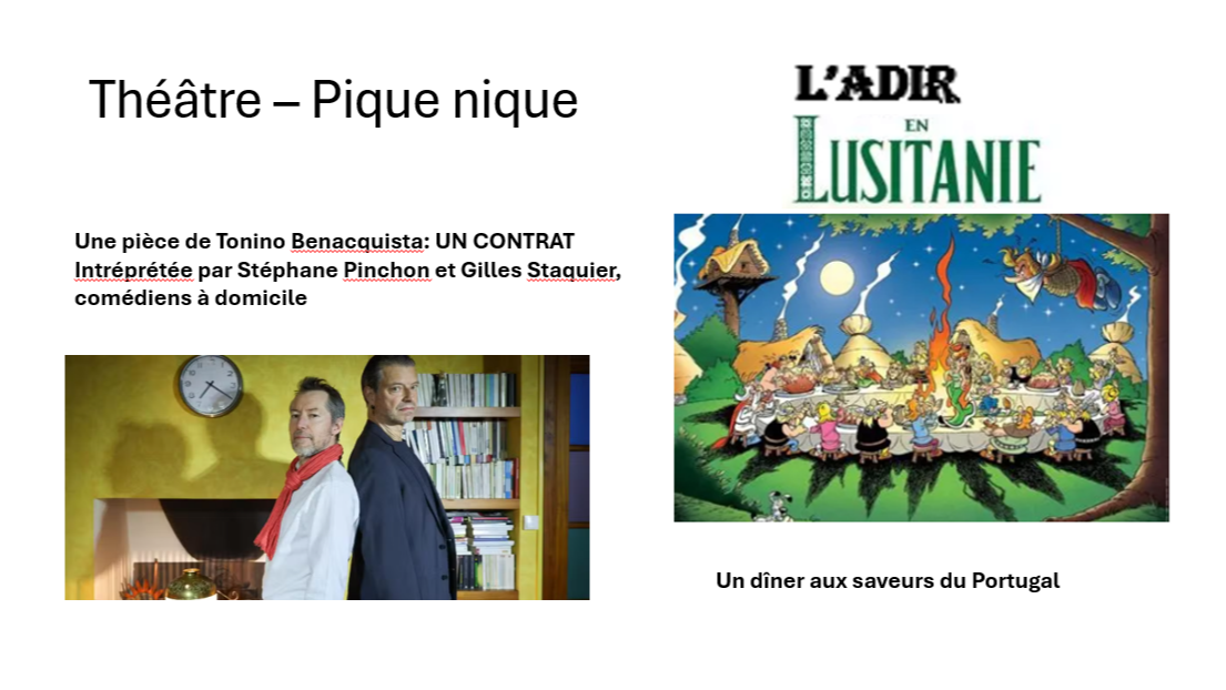 Une soirée pas comme les autres - Théâtre et Pique Nique