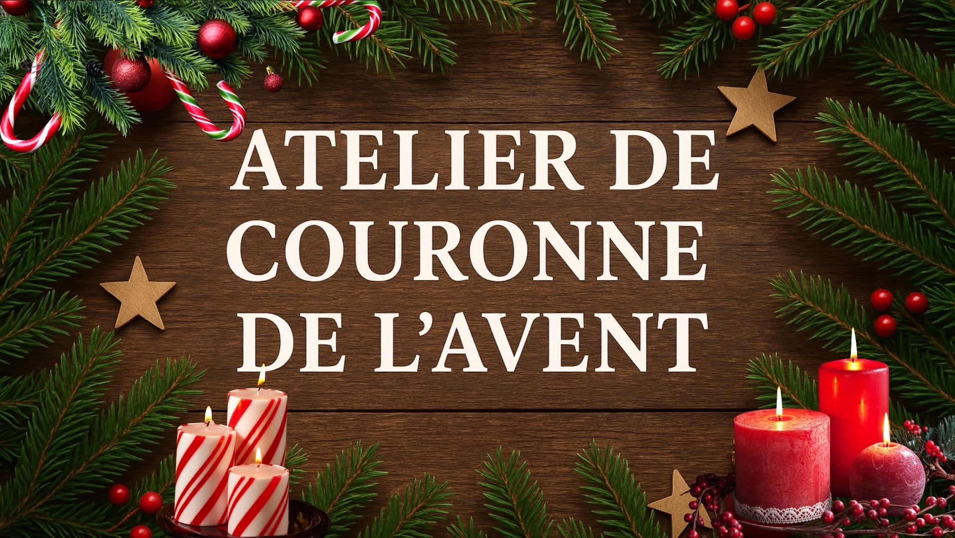 Fabriquer sa couronne de l’avent